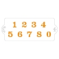 Preview: Stencil - Numbers